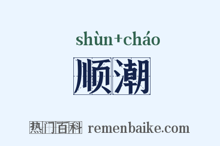 顺潮是什么意思的图片